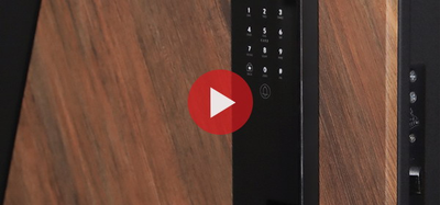 Стальная дверь   Plata (биометрический замок Smart lock Y23)