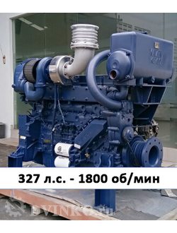 Судовой двигатель WD12C327-18 327 л.с. 1800 об/мин