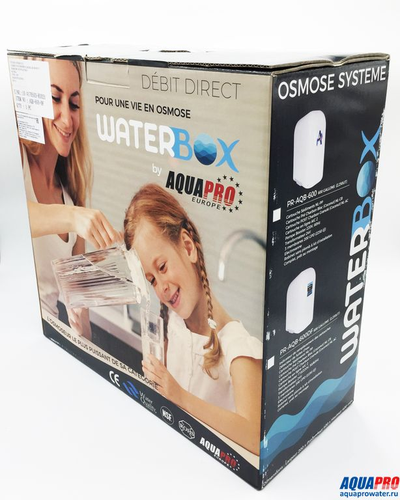 Безбаковая система обратного осмоса AquaPro AQB-600DF с дисплеем загрязненности картриджей