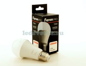 Лампа LED A60 15w E27 Feron.Pro LB-1015