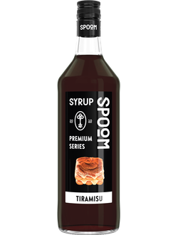 Сироп Spoom Тирамису, 1 л (сироп для кофе, коктейлей и десертов)