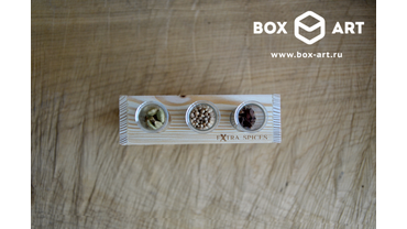 7097 Подставка для специй из лиственницы.