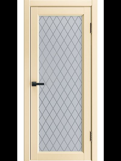 Дверь со стеклом ДО Классика 1Ф магнолия