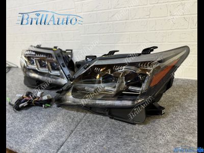 Фары Lexus LX 570 2012-2015 LED 3 линзы стиль 20г.