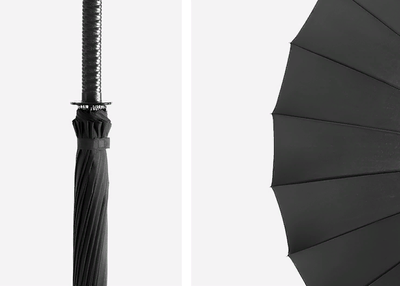 Зонт-трость Меч Самурая 16 спиц (полуавтоматический)