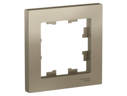 Рамка 1-пост, шампань, серия AtlasDesign