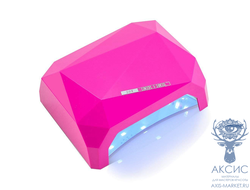 Лампа УФС для сушки ногтей DIAMOND, Фуксия (36 Вт)