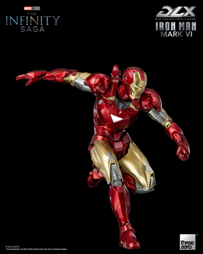 Железный Человек (Iron Man) - Коллекционная фигурка 1/12 SCALE The Infinity Saga DLX Iron Man Mark 6 (3Z05000C0) - Threezero