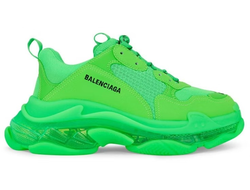 Balenciaga Triple S Sneaker Clear Sole Green