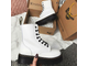 Ботинки Dr Martens Jadom Smooth White на толстой подошве белые