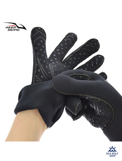 Перчатки неопреновые 3мм Keep Diving плюш р.XL