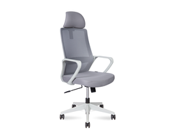 Кресло Pino grey, серый пластик, серая ткань