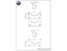 Твердосплавный нож G3Fantacci 0550 для профильных фрез по дереву