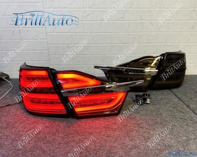 Стопы Toyota Camry 55 стиль Mercedes черные тонированные