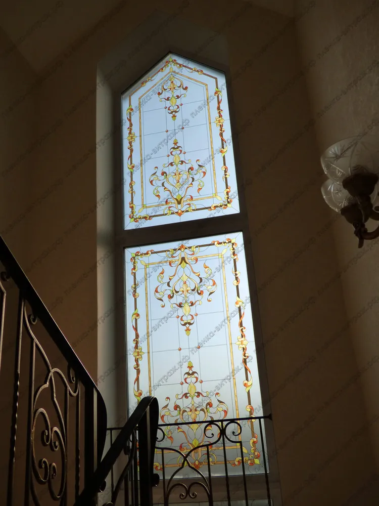 Витражная пленка на окна - Альтернатива шторам - фото 8