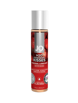10118 Вкусовой гель "Клубника" / JO Flavored Strawberry Kiss 1oz - 30 мл.