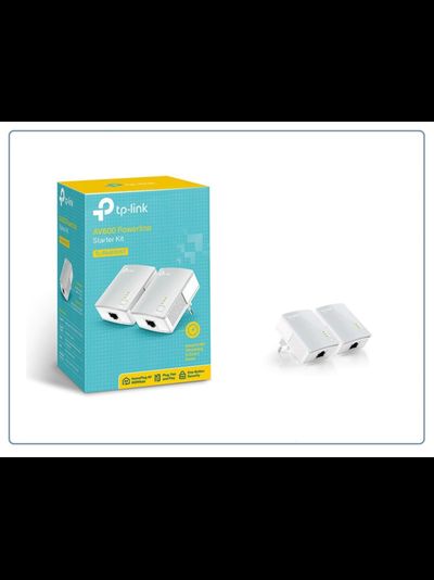 TP-LINK TL-PA4010KIT, HomePlug AV Сетевой адаптер PowerLine 500 Мбит/с  Ethernet (комплект 2 шт.)