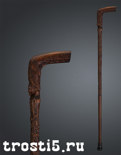 Трость "Медведь на дереве"