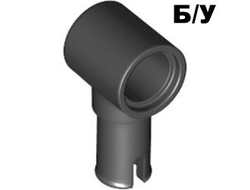 ! Б/У - Technic, Pin with Friction Ridges and Pin Hole, Black (15100 / 6073231 / 6282140) - Б/У