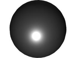 Wheel Ball, Hard Plastic 19mm D., Black (52629 6558350)