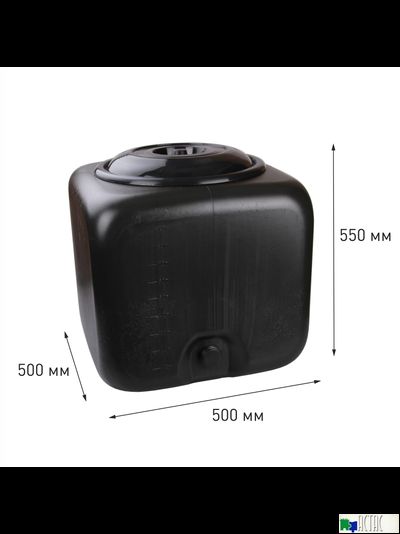 Бак для душа квадратный 100 л