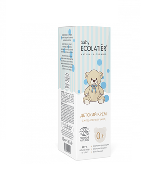 Детский крем Ecolatier baby  0+, 100 мл.