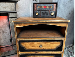 Radio with commode