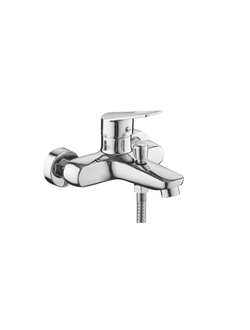 Смеситель для ванны однорычажный, 2-режимный картридж, Латунь, Хром, Accoona A6010