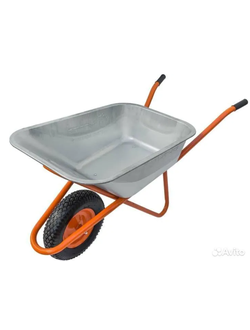 Тачка строительная 1-колесная PRO - 100, 100 л