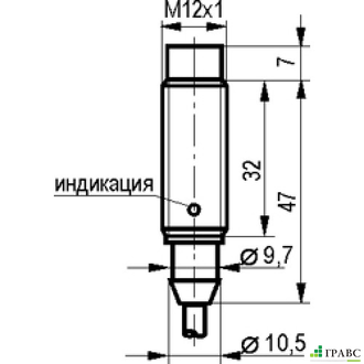 Индуктивный датчик ISN FF2A-31P-4-L