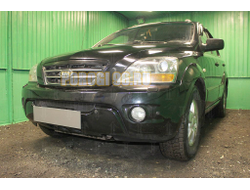Защита радиатора KIA Sorento I рестайлинг 2006-2011 black низ
