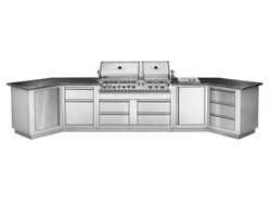 Конфигурация летней модульной кухни Napoleon Oasis 400 BIPRO825RBIPSS