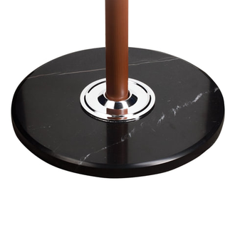 Вешалка-стойка BRABIX "CR-318", металл/мрамор, 1,8 м, на диске диаметром 38 см, 5 крючков+4 дополнительных, орех, 601743