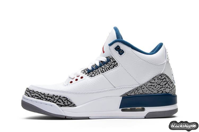True blue 3s mens top