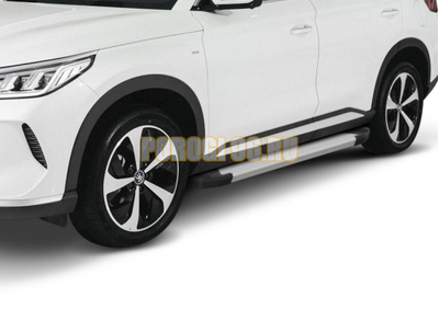 Порог-площадка "Start" F180AL + комплект крепежа, RIVAL, BYD Song Plus 2023-