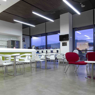 Светильник линейный подвесной светодиодный, 24Вт, 1000х40х40мм, 4000К, IP44, , цвет - серебро