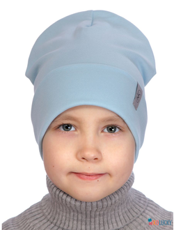 Шапка  21203-01, цвет голубой р. 48-50