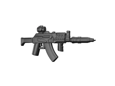 АК-74У с оптическим прицелом и глушителем | BrickTactical BT74U SUPPRESSED W/OPTIC