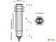 Оптический бесконтактный датчик O05-NO/NC-PNP (Л63, с регулировкой)