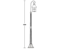 Садово-парковый светильник серии  Caior  l(55см)