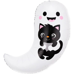 Привидение с котенком