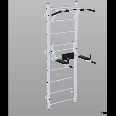 Шведская стенка 3в1 "Стандарт" с навесным оборудованием, белая