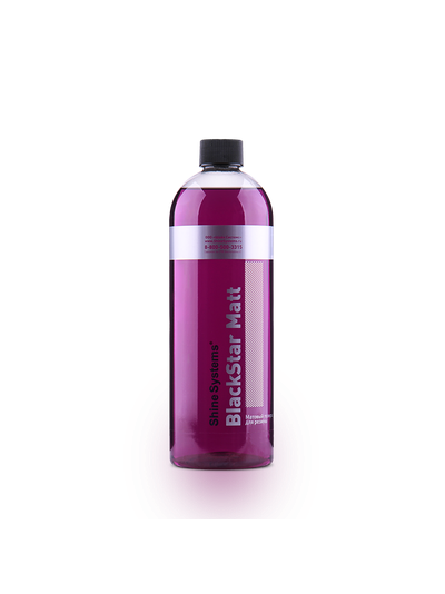 Shine Systems BlackStar Matt - матовый полироль для резины, 750 мл