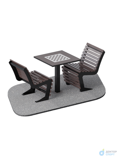 Шахматный стол уличный