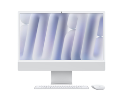 Моноблок Apple iMac 24 2024 M4 16/256GB Silver (MD3H4, 10С CPU, 10C GPU)