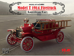 Сборная модель: (ICM 24004) Американский пожарный автомобиль Model T 1914 Firetruck