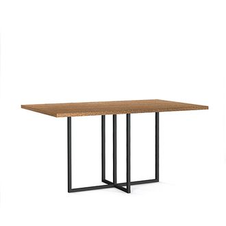 Обеденный стол Toronto 120×70 black темный дуб купить в Ялте