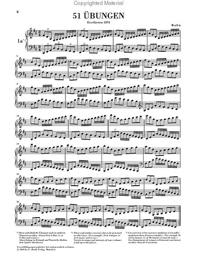 Brahms 51 Exercises for Piano