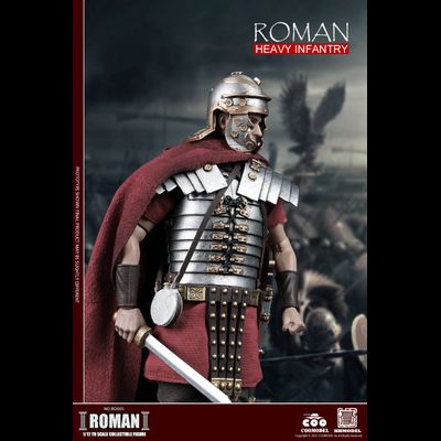 Римский легионер - КОЛЛЕКЦИОННАЯ ФИГУРКА 1/12 ROMAN - HEAVY INFANTRY (RO001) - COOMODEL x HHMODEL