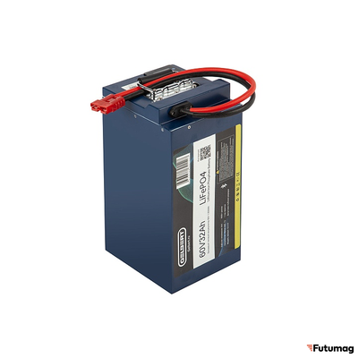 Литиевый тяговый аккумулятор Gelbert LiFePO4 (60V/32Ah/50A/1,920Wh) BT/Display